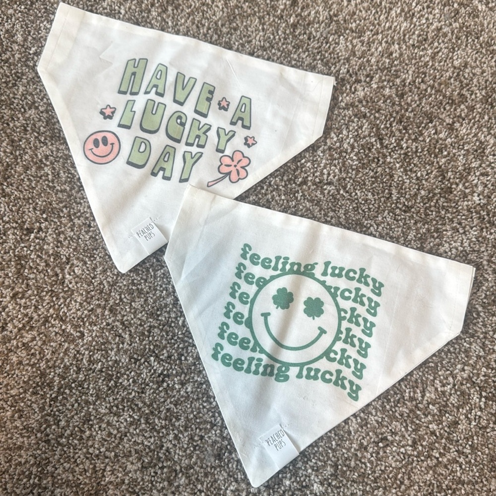 St. Patrick’s Day Over the Collar Dog Bandanas